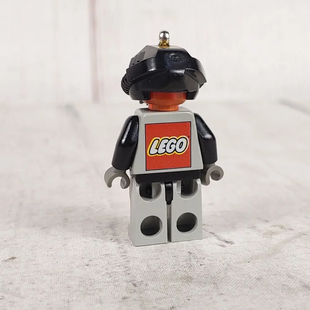 NO CHAIN - Lego Minifigure 1996 Alpha Draconis - KEYCHAIN - Gray Overlord sp045